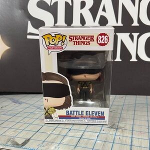 Funko Pop Battle Eleven with Black and Brown Outfit